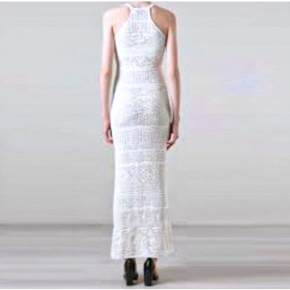 white christmas dresses Miranda Dress (Crochet) – Lion Brand Yarn main image 0
